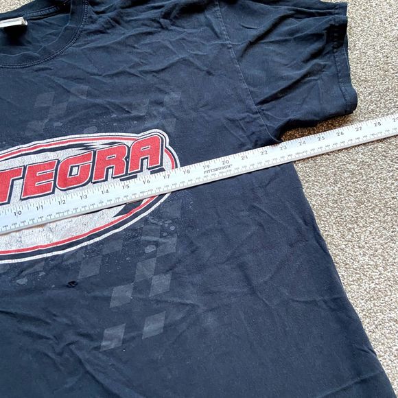 VINTAGE WARNING INTEGRA RACING SHOCKS BLACK TEE SHIRT SIZE XL - Picture 8 of 9